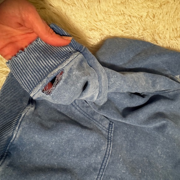 Grateful Dead Blue Hoodie with Gray Graphics - Picture 3 of 5